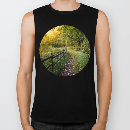 An Autumn Walk Biker Tank