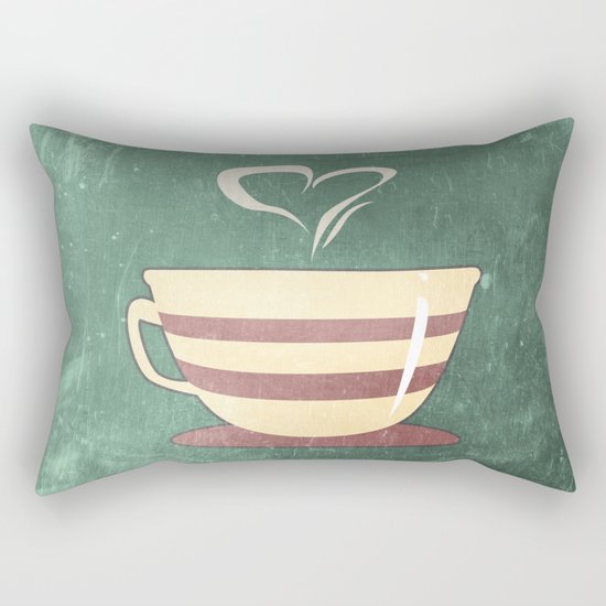 Coffee is love illustration Rectangular Pillow