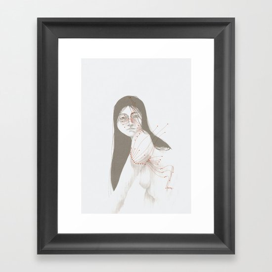 CIRCUITRY SURGERY 5 Framed Art Print
