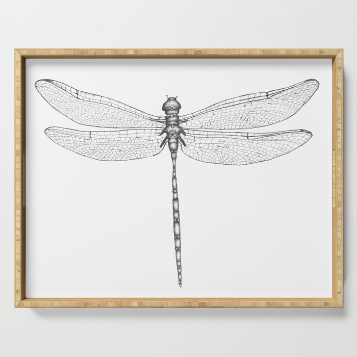 Wallpaper Dragonfly Wings Serving Tray By Ecmazur Society6 For Free