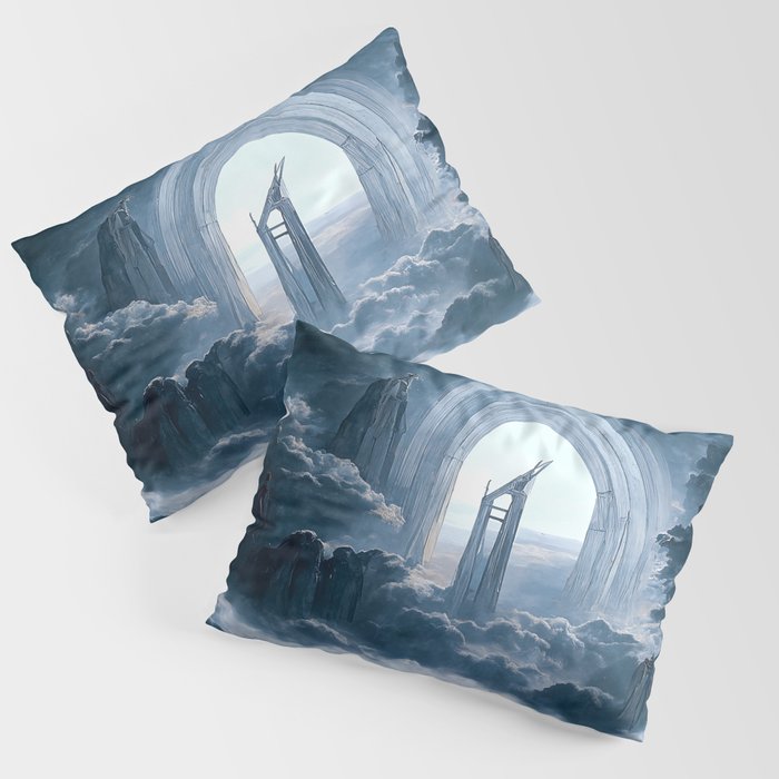 Ascending to the Gates of Heaven Pillow Sham