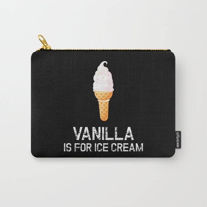 Vanilla Ice Cream Ice Cream Carry-All Pouch