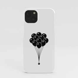 Black Balloons iPhone Case