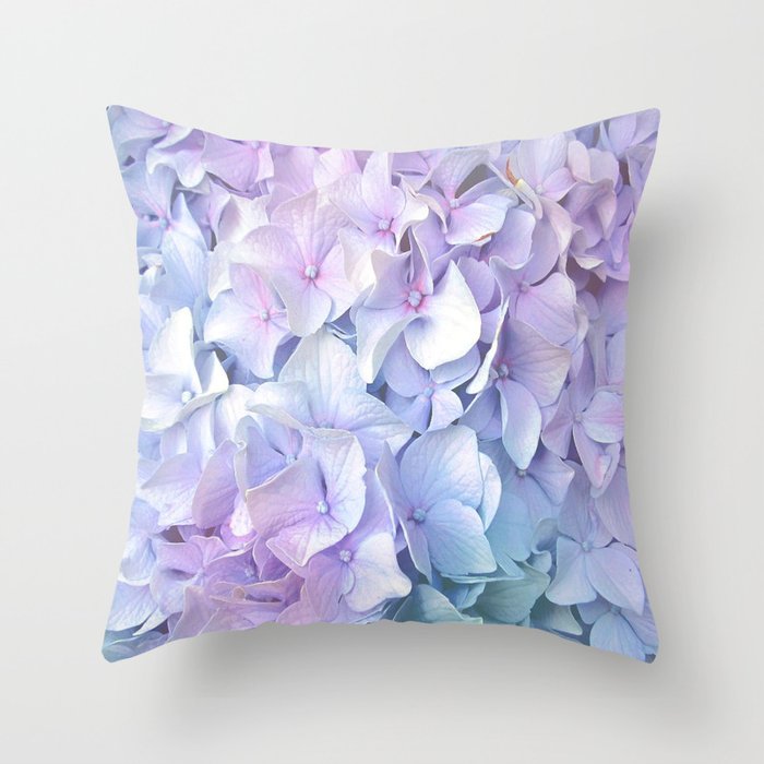 Soft Pastel Hydrangea Throw Pillow By Judypalkimas Society40 Beauteous Hydrangea Decorative Pillows Soft Pastel Hydrangea Throw Pillow By Judypalkimas Society40 Beauteous Hydrangea Decorative Pillows