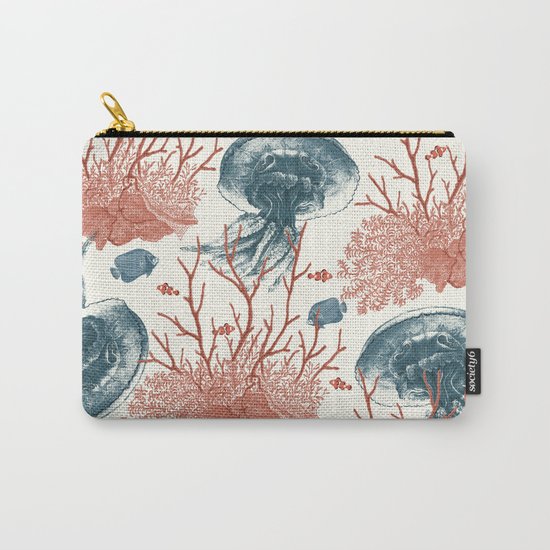 Aquatic Pattern Carry-All Pouch