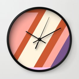 Passion Fruit, Chic Vintage (Pastel Palette) Wall Clock