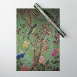 Green Dream Chinoiserie Wrapping Paper