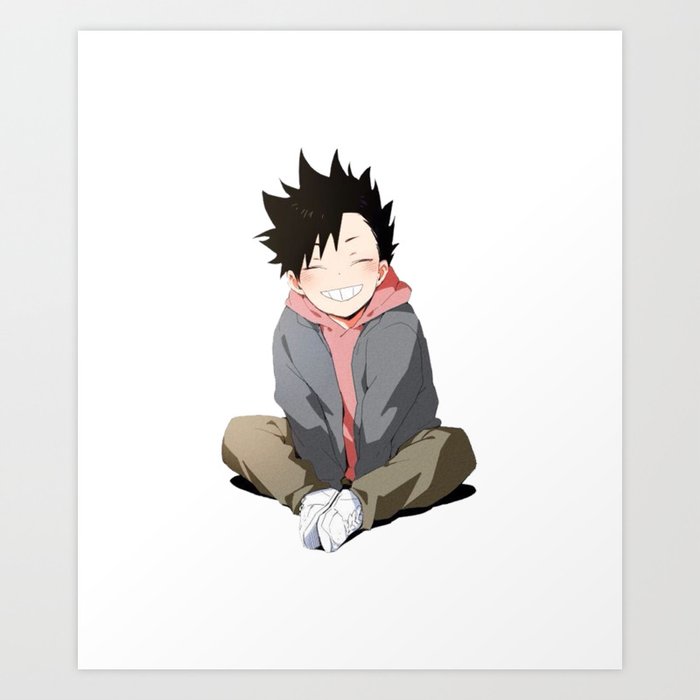 haikyuu kuroo chibi art print by sickanime society6