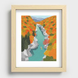 Autumn Valley (2017) Recessed Framed Print
