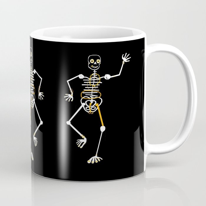 Skeleton Momo Tooth Gold Coffee Mug