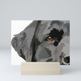 Black Labrador Retriever Mini Art Print