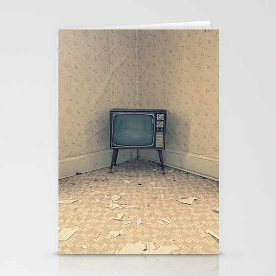 Television Set Stationery Cards