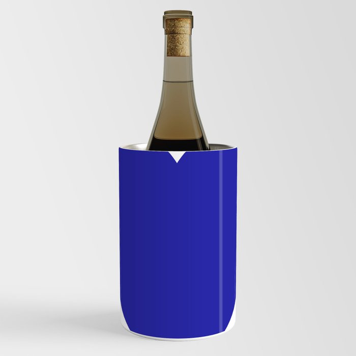 Heart (Navy Blue & White) Wine Chiller