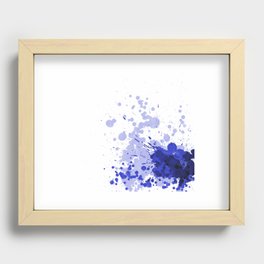 Passion Blue Recessed Framed Print