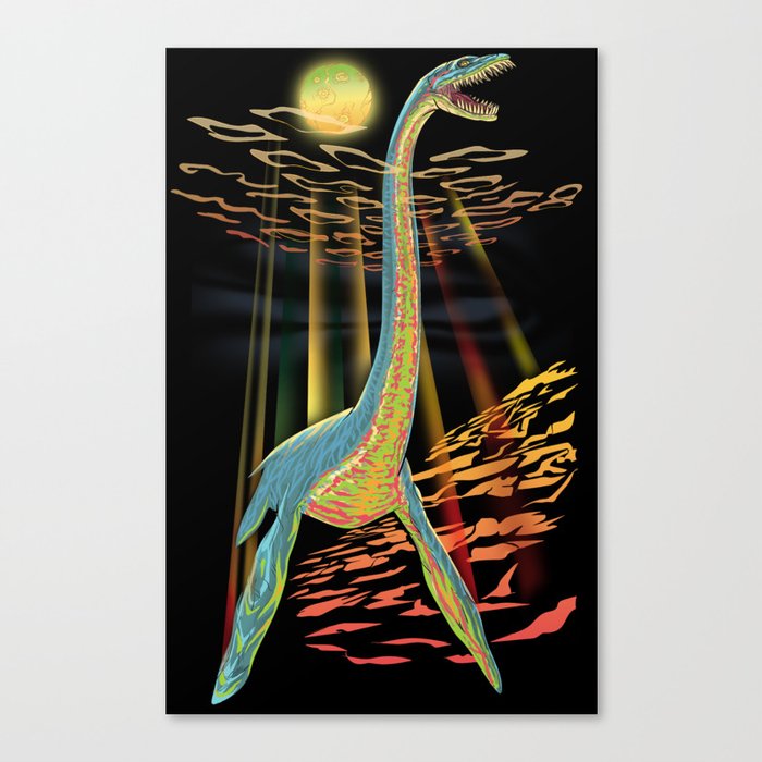 Loch Ness Plesiosaur  Canvas Print