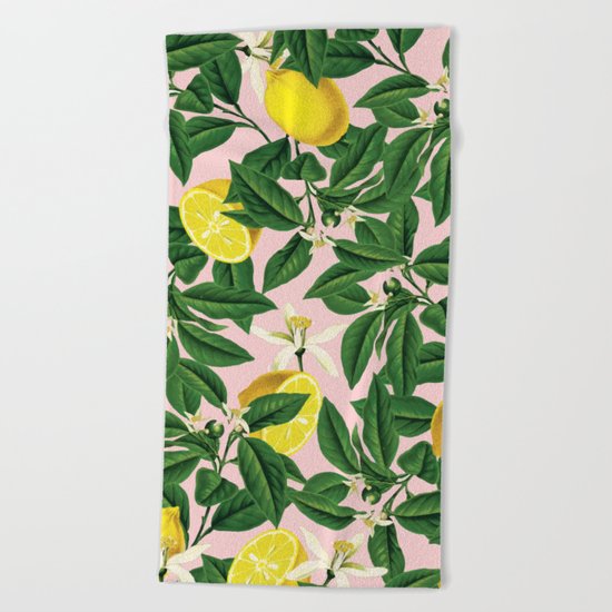 Lemonade #society6 #decor #buyart Beach Towel