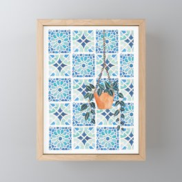 Moroccan Tiles Framed Mini Art Print