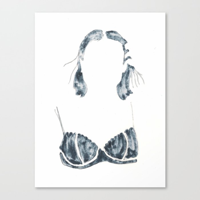Marbled Lady Canvas Print