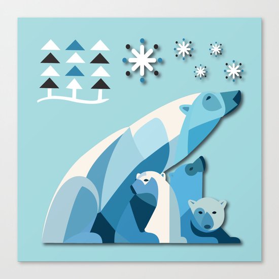 Polar Bear No. 2 Canvas Print