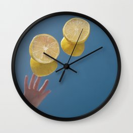 Lemons in the sky vol. 02 | Minimal still life photography | Wall Clock