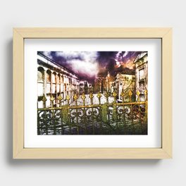New Orleans cemetery Recessed Framed Print