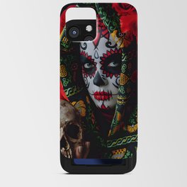 Catrina Skull day of the death iPhone Card Case