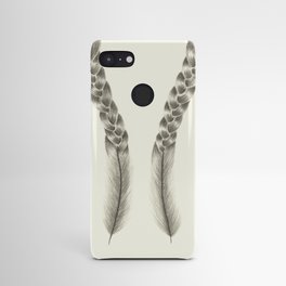 Braids and feathers Android Case