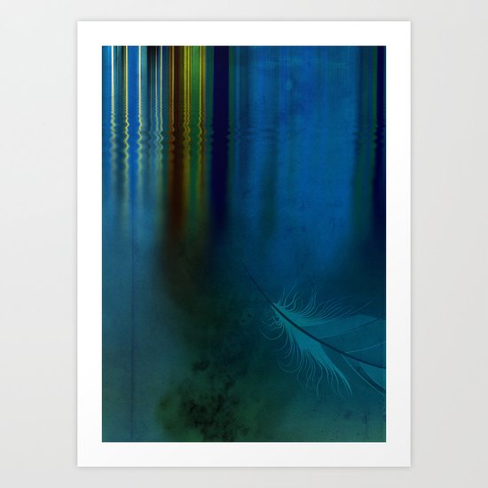 Venice Blue Art Print