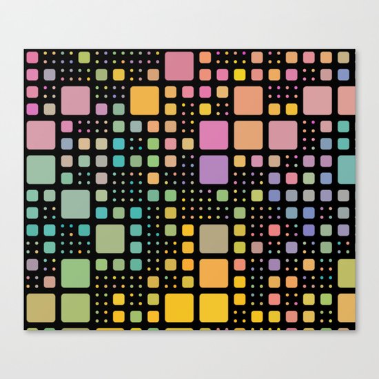 Pop Squares Canvas Print