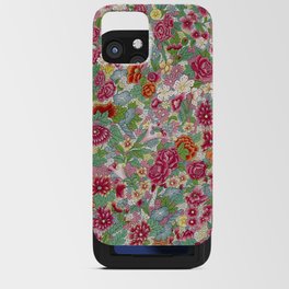 Ornamental Chinese Colorful Floral Design iPhone Card Case