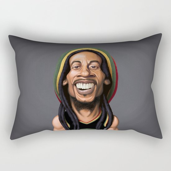 Celebrity Sunday - Robert Nesta Marley Rectangular Pillow