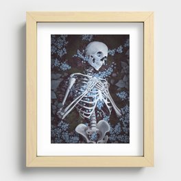 Forget Me Not Recessed Framed Print