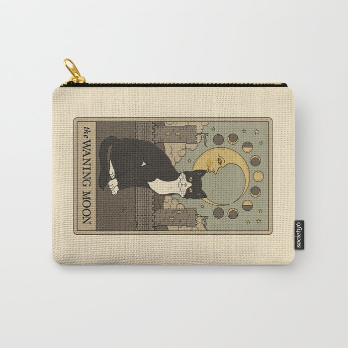 The Waning Moon Cat Carry-All Pouch