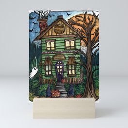 Haunted House Mini Art Print