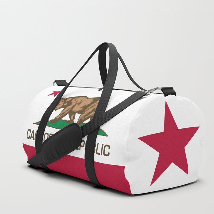California Republic Flag Bear Duffle Bag By Bauhaus Society6 California Republic Flag Bear Duffle Bag