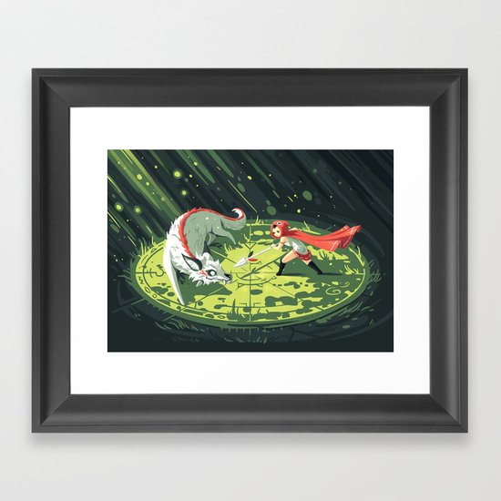 Duel Framed Art Print