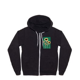 Sunflowers 6 Zip Hoodie