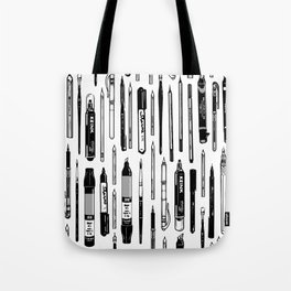 Pent Up Creativity (BW) Tote Bag