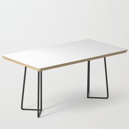 White Minimalist Solid Color Block Spring Summer Coffee Table