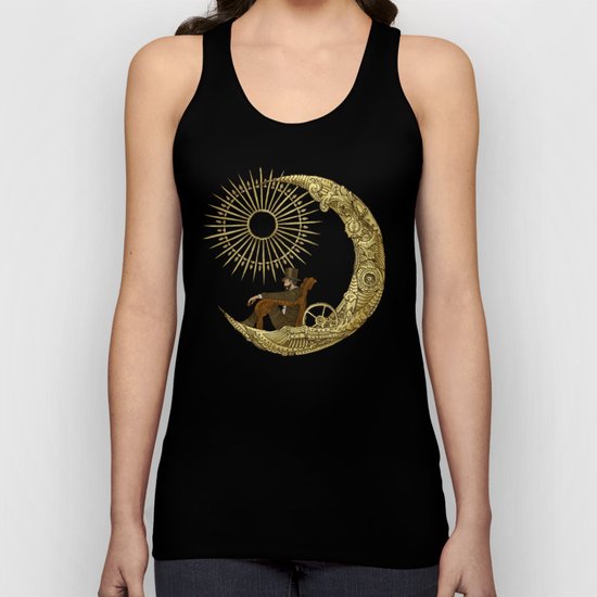 Moon Travel Unisex Tank Top