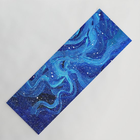 Galaxy Painting Acrylic Galaxy Art Yoga Mat By Olechka Society6