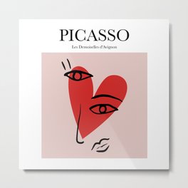 Picasso - Les Demoiselles d'Avignon Metal Print