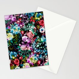 Multicolor Floral Pattern Stationery Card