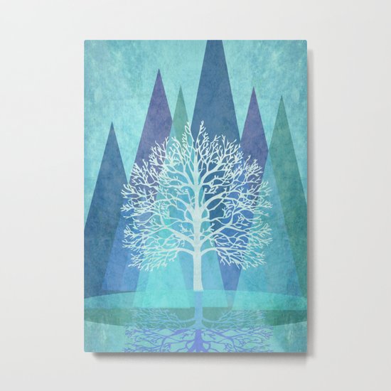 Winter Tree #Society6 #decor #buyart Metal Print