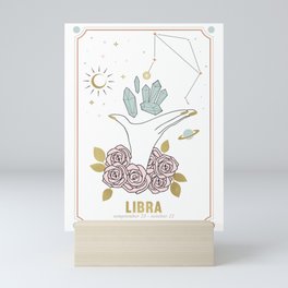 Libra Zodiac Series Mini Art Print