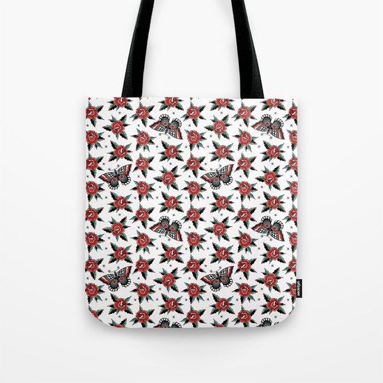 Butterfly Classic Tattoo Flash Tote Bag