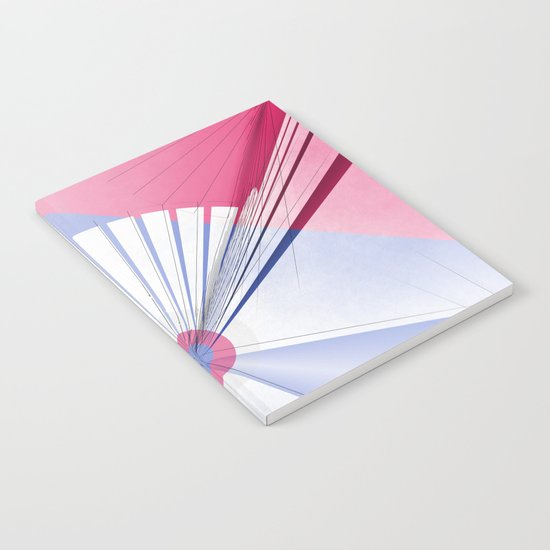 Pattern colors 2016 rose quarz and serenity blue Version 5 Notebook