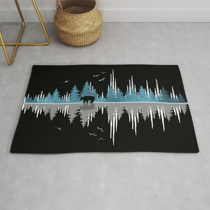 The Sounds Of Nature - Music Sound Wave Rug