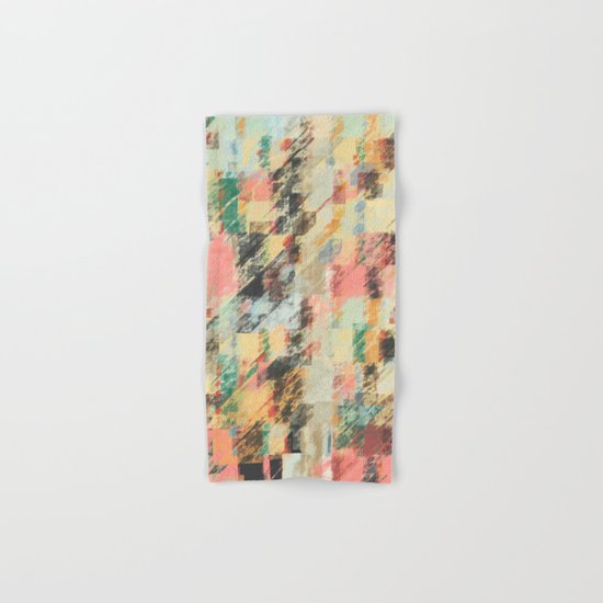 Pastel Colors Abstract Hand & Bath Towel