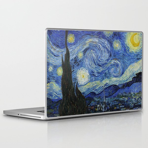 Starry Night by Vincent van Gogh Laptop & iPad Skin